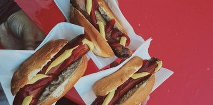 sanitary strainers for hot dog industry